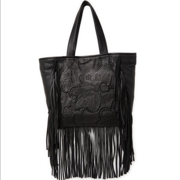 Frye Handbags - Vivian Leather Fringe Tote Bag Frye